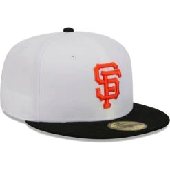 Men's San Francisco Giants New Era White Optic 59FIFTY Fitted Hat -CapNation Shop mens new era white san francisco giants optic 59fifty fitted hat ss5 p 200023161pv 3u ewzejgn8yttjtn3tn61nv px8bnne6ts7cxwrnxhmm