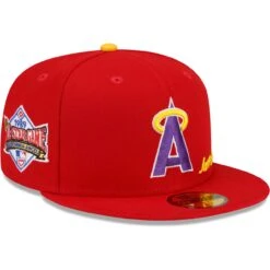 Men's Los Angeles Angels New Era X Just Don Red 1989 MLB All-Star Game 59FIFTY Fitted Hat