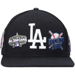 Men's Los Angeles Dodgers Pro Standard Black All-Star Multi Hit Wool Snapback Hat -CapNation Shop mens pro standard black los angeles dodgers all star multi hit wool snapback hat pi4884000 altimages ff 4884846 14d554e1ff18423af93ealt2 full