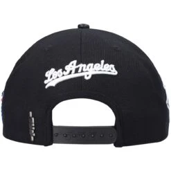 Men's Los Angeles Dodgers Pro Standard Black All-Star Multi Hit Wool Snapback Hat -CapNation Shop mens pro standard black los angeles dodgers all star multi hit wool snapback hat pi4884000 altimages ff 4884846 14d554e1ff18423af93ealt4 full