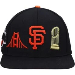 Men's San Francisco Giants Pro Standard Black Double City Pink Undervisor Snapback Hat -CapNation Shop mens pro standard black san francisco giants double city pink undervisor snapback hat ss5 p 4964757pv 2u l3oroqfonqf1hhqcnc5hv 5bxpfhkafgi71qucbl5r