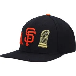 Men's San Francisco Giants Pro Standard Black Double City Pink Undervisor Snapback Hat -CapNation Shop mens pro standard black san francisco giants double city pink undervisor snapback hat ss5 p 4964757pv 3u l3oroqfonqf1hhqcnc5hv eumpnfrjo2n0eqptfi4l