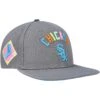 Men's Chicago White Sox Pro Standard Gray Washed Neon Snapback Hat -CapNation Shop mens pro standard gray chicago white sox washed neon snapback hat ss5 p 200006463pv 1u k3xybezutrokgvewxqdzv e6klusdais7xa0nz0fkn
