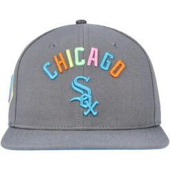 Men's Chicago White Sox Pro Standard Gray Washed Neon Snapback Hat -CapNation Shop mens pro standard gray chicago white sox washed neon snapback hat ss5 p 200006463pv 2u k3xybezutrokgvewxqdzv gst8wv67iroepsfijfkq