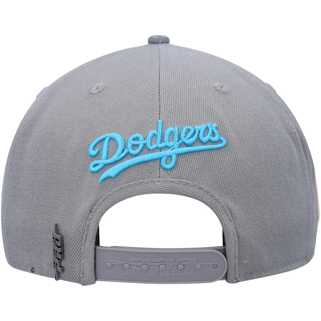 Men's Los Angeles Dodgers Pro Standard Gray Washed Neon Snapback Hat 6 Men's Los Angeles Dodgers Pro Standard Gray Washed Neon Snapback Hat - Image 4