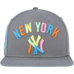 Men's New York Yankees Pro Standard Gray Washed Neon Snapback Hat -CapNation Shop mens pro standard gray new york yankees washed neon snapback hat ss5 p 200006484pv 2u fy4pjqqyiwbtv5bg59gnv grepcbmm1lzfn1idmge9