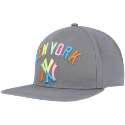 Men's New York Yankees Pro Standard Gray Washed Neon Snapback Hat -CapNation Shop mens pro standard gray new york yankees washed neon snapback hat ss5 p 200006484pv 3u fy4pjqqyiwbtv5bg59gnv yvxghg8yken0xva8oxvi