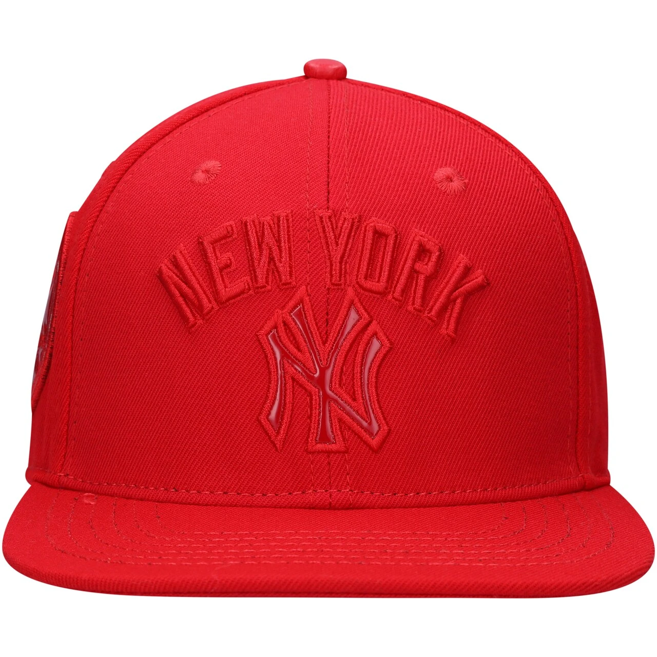 Men's New York Yankees Pro Standard Triple Red Snapback Hat 4 Men's New York Yankees Pro Standard Triple Red Snapback Hat - Image 2