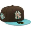 Men's New York Yankees New Era Brown/Mint Walnut Mint 59FIFTY Fitted Hat -CapNation Shop mint new york yankees walnut mint 59fifty fitted hat ss5 p 4937142pv 1u sdcurybzwvgguwdbfc7nv z8f4onhingsegjgk433r