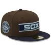 Men's Chicago White Sox New Era Brown/Navy Comiskey Park 75th Anniversary Walnut 9FIFTY Fitted Hat -CapNation Shop navy chicago white sox comiskey park 75th anniversary walnut 9fifty fitted hat ss5 p 4997307pv 1u ftkxpmmmevigthzrnqsvv alaiesyzfh4pvyvqqvuj