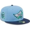 Men's Los Angeles Angels New Era Light Blue/Navy Green Undervisor 59FIFTY Fitted Hat -CapNation Shop navy los angeles angels green undervisor 59fifty fitted hat ss5 p 200015946pv 1u a3owwddhmqklqnyzxaf9v eqnwiu05iotmyx3qf8ca