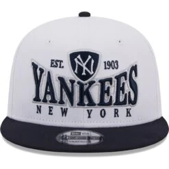 Men's New York Yankees New Era White/Navy Crest 9FIFTY Snapback Hat 7 Men's New York Yankees New Era White/Navy Crest 9FIFTY Snapback Hat -CapNation Shop navy new york yankees crest 9fifty snapback hat ss5 p 5001335pv 2u bflnggoq0bjdodlfpuhov johinkvskfgmxmzdbfv1