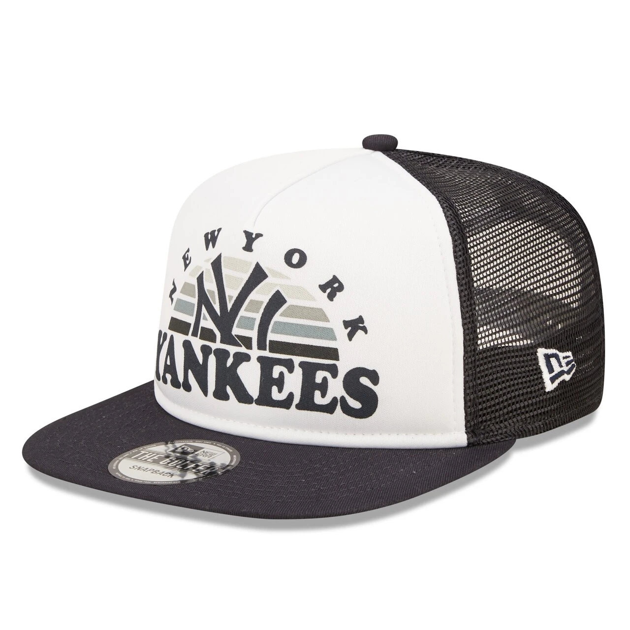 Men's New York Yankees New Era White/Navy Gradient Golfer 9FIFTY Snapback Hat 3 Men's New York Yankees New Era White/Navy Gradient Golfer 9FIFTY Snapback Hat
