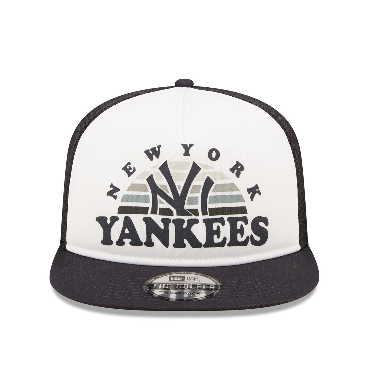 Men's New York Yankees New Era White/Navy Gradient Golfer 9FIFTY Snapback Hat 4 Men's New York Yankees New Era White/Navy Gradient Golfer 9FIFTY Snapback Hat - Image 2