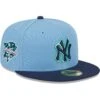 Men's New York Yankees New Era Light Blue/Navy Green Undervisor 59FIFTY Fitted Hat -CapNation Shop navy new york yankees green undervisor 59fifty fitted hat ss5 p 200015953pv 1u nvwamtvnhcraokdqlezkv hrsm57thkxum2p8mtnft