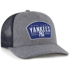Men's New York Yankees '47 Charcoal/Navy Slate Trucker Snapback Hat -CapNation Shop navy new york yankees slate trucker snapback hat ss5 p 200021495pv 3u j8gonichsg52xjblxs4yv ffvdurksqm2n89skivqp
