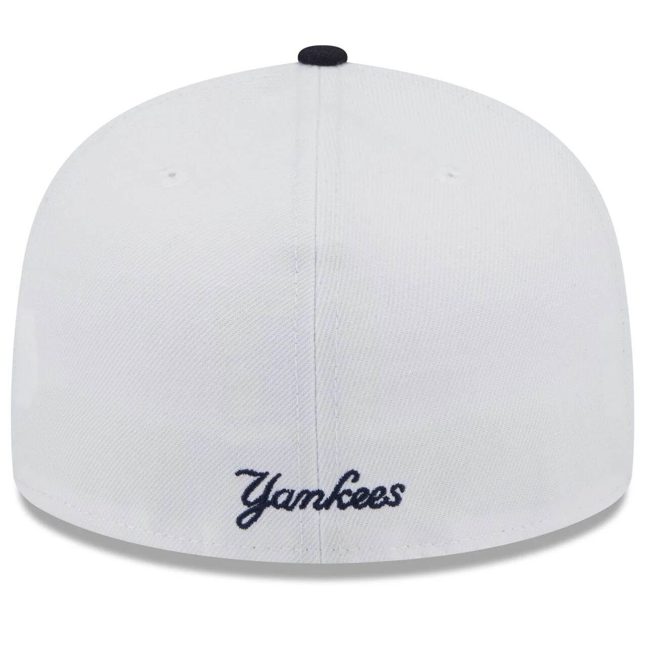 Men's New York Yankees New Era White/Navy State 59FIFTY Fitted Hat 6 Men's New York Yankees New Era White/Navy State 59FIFTY Fitted Hat - Image 4