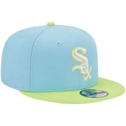 Men's Chicago White Sox New Era Light Blue/Neon Green Spring Basic Two-Tone 9FIFTY Snapback Hat -CapNation Shop neon green chicago white sox spring basic two tone 9fifty snapback hat ss5 p 5000764pv 3u 6iybeaqgq2eywaegb7ymv vzkgur9l53uvrd9ah3ix