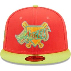 Men's Los Angeles Angels New Era Red/Neon Green Lava Highlighter Combo 59FIFTY Fitted Hat -CapNation Shop neon green los angeles angels lava highlighter combo 59fifty fitted hat ss5 p 4793609pv 2u gy5wqhx2yk5rnhy0tb9kv srncaueoahxrvfl3xnx2