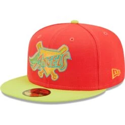 Men's Los Angeles Angels New Era Red/Neon Green Lava Highlighter Combo 59FIFTY Fitted Hat -CapNation Shop neon green los angeles angels lava highlighter combo 59fifty fitted hat ss5 p 4793609pv 3u gy5wqhx2yk5rnhy0tb9kv uwbydso6zxwghtok1wzl