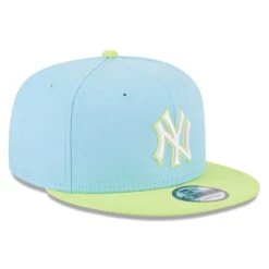Men's New York Yankees New Era Light Blue/Neon Green Spring Basic Two-Tone 9FIFTY Snapback Hat -CapNation Shop neon green new york yankees spring basic two tone 9fifty snapback hat ss5 p 5000798pv 3u kxlyi54xdg5ptjflgmxhv v92c6xjnhijmnppp3jsn