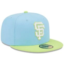 Men's San Francisco Giants New Era Light Blue/Neon Green Spring Color Two-Tone 59FIFTY Fitted Hat -CapNation Shop neon green san francisco giants spring color two tone 59fifty fitted hat ss5 p 5000264pv 3u 2pcpvuvopvhy6jlpykc6v roltxripziwpelk87ofl