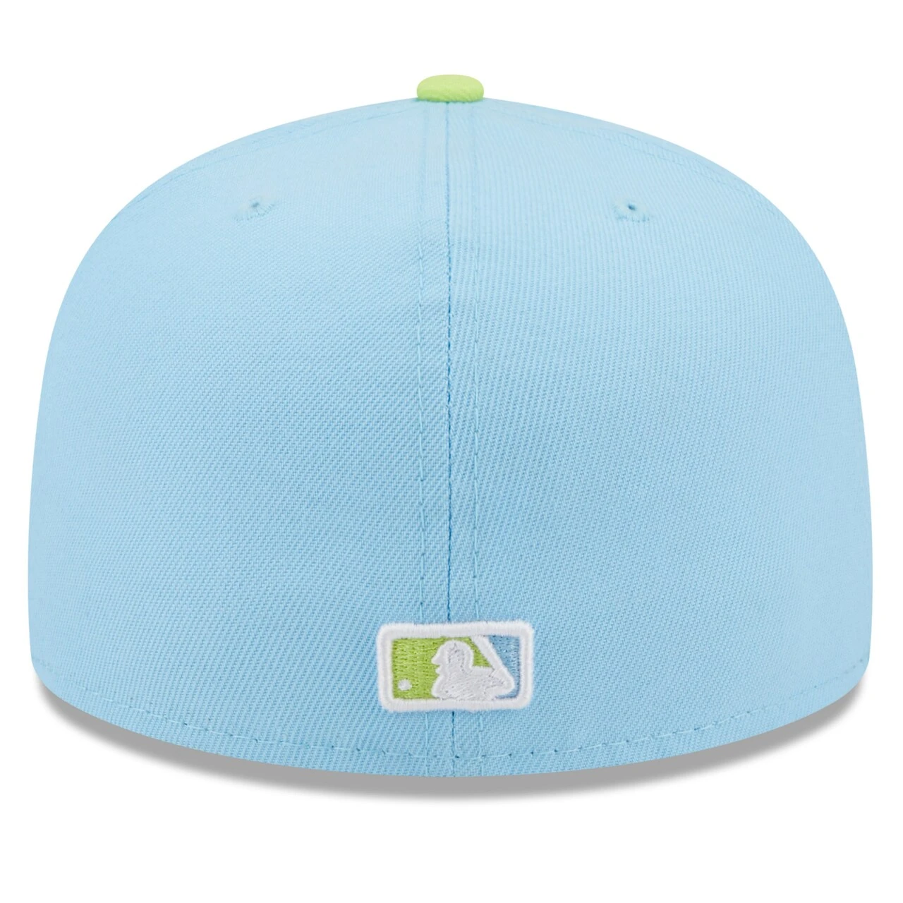 Men's San Francisco Giants New Era Light Blue/Neon Green Spring Color Two-Tone 59FIFTY Fitted Hat - Image 4
