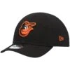 Newborn & Infant Baltimore Orioles New Era Black My First 9TWENTY Stretch Fit Hat -CapNation Shop newborn and infant new era black baltimore orioles my first 9twenty stretch fit hat pi4428000 altimages ff 4428686 30041870d7583a9cab38alt1 full