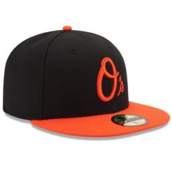 Men's Baltimore Orioles New Era Black/Orange Alternate Authentic Collection On Field 59FIFTY Performance Fitted Hat -CapNation Shop orange baltimore orioles alternate authentic collection on field 59fifty performance fitted hat pi2659000 altimages ff 2659215alt3 full