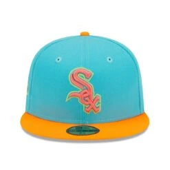 Men's Chicago White Sox New Era Blue/Orange Vice Highlighter 59FIFTY Fitted Hat -CapNation Shop orange chicago white sox vice highlighter 59fifty fitted hat ss5 p 4793687pv 2u slxyczguvsoi5knsgusgv gomhoksous5aqamsfit7