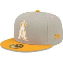 Men's Los Angeles Angels New Era Gray/Orange 2002 World Series Cooperstown Collection Undervisor 59FIFTY Fitted Hat -CapNation Shop orange los angeles angels 2002 world series cooperstown collection undervisor 59fifty fitted hat pi4625000 altimages ff 4625606 d67925b85fc23ad4f481alt3 full