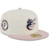 Men's Baltimore Orioles New Era White/Pink Chrome Rogue 59FIFTY Fitted Hat -CapNation Shop pink baltimore orioles chrome rogue 59fifty fitted hat ss5 p 200015839pv 1u 6xnwgkces3cu2jirhjk3v e2e393yxtepoakk1crm6