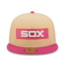 Men's Chicago White Sox New Era Orange/Pink 1933 MLB All-Star Game 50th Anniversary Mango Passion 59FIFTY Fitted Hat -CapNation Shop pink chicago white sox 1933 mlb all star game 50th anniversary mango passion 59fifty fitted hat ss5 p 4789407pv 2u l4fjublpm4uflrwrmxcfv bhysv5bvtktvmy18tryw
