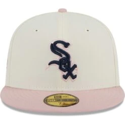 Men's Chicago White Sox New Era Cream/Pink Chrome Rogue 59FIFTY Fitted Hat -CapNation Shop pink chicago white sox chrome rogue 59fifty fitted hat ss5 p 200015842pv 2u vb8mnisqyxv5bormh6lev mpkjrx7keicukla6zhjv
