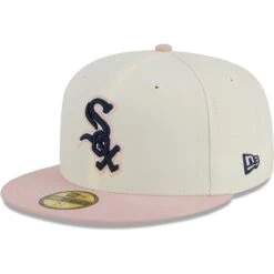 Men's Chicago White Sox New Era Cream/Pink Chrome Rogue 59FIFTY Fitted Hat -CapNation Shop pink chicago white sox chrome rogue 59fifty fitted hat ss5 p 200015842pv 3u vb8mnisqyxv5bormh6lev fow2qokurpwifexaw6st