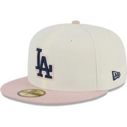 Men's Los Angeles Dodgers New Era White/Pink Chrome Rogue 59FIFTY Fitted Hat -CapNation Shop pink los angeles dodgers chrome rogue 59fifty fitted hat ss5 p 200015851pv 3u ryixlfxyfgklehiz97xyv olb2ndn8hc4d0peo93mf