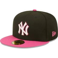 Men's New York Yankees New Era Black/Pink 1999 World Series Champions Passion 59FIFTY Fitted Hat -CapNation Shop pink new york yankees 1999 world series champions passion 59fifty fitted hat ss5 p 4789326pv 3u yqcivz7hodiuzy9gin1yv 9j3jxmsb0pnen9mj0ycu