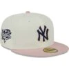 Men's New York Yankees New Era White/Pink Chrome Rogue 59FIFTY Fitted Hat -CapNation Shop pink new york yankees chrome rogue 59fifty fitted hat ss5 p 200015856pv 1u tdyqpfd4osnpr4scsgxev o0nshwps5uno1xx1q018