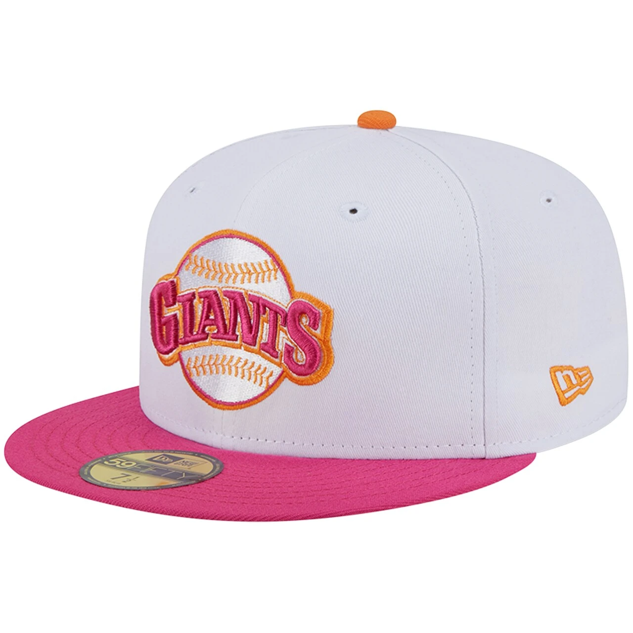 Men's San Francisco Giants New Era White/Pink 1984 MLB All-Star Game 59FIFTY Fitted Hat 5 Men's San Francisco Giants New Era White/Pink 1984 MLB All-Star Game 59FIFTY Fitted Hat - Image 3