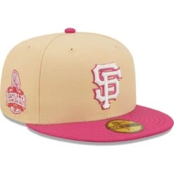 Men's San Francisco Giants New Era Orange/Pink 2012 World Series Mango Passion 59FIFTY Fitted Hat