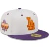 Men's Los Angeles Dodgers New Era White/Purple 40th Anniversary At Dodger Stadium Grape Lolli 59FIFTY Fitted Hat -CapNation Shop purple los angeles dodgers 40th anniversary at dodger stadium grape lolli 59fifty fitted hat ss5 p 4778587pv 1u tefmnrmmze9l2zts3p76v yytcrfuyxoemkkn0pm6e