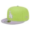 Men's Los Angeles Dodgers New Era Neon Green/Purple Spring Basic Two-Tone 9FIFTY Snapback Hat -CapNation Shop purple los angeles dodgers spring basic two tone 9fifty snapback hat ss5 p 5000786pv 1u s98wfofjmxktvz1mnqyqv ibslxvslz6t8gvte1vms