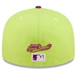 Men's New York Yankees New Era Green/Purple MLB X Big League Chew Swingin' Sour Apple Flavor Pack 59FIFTY Fitted Hat -CapNation Shop purple new york yankees mlb x big league chew swingin sour apple flavor pack 59fifty fitted hat pi4534000 altimages ff 4534347 94f89a0f9e466fc8b4b6alt4 full