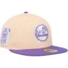Men's New York Yankees New Era Peach/Purple Subway Series Side Patch 59FIFTY Fitted Hat -CapNation Shop purple new york yankees subway series side patch 59fifty fitted hat ss5 p 4596857pv 1u f8n3rokh5una3gefmpuiv euxrzx5hrasmpsp8auov