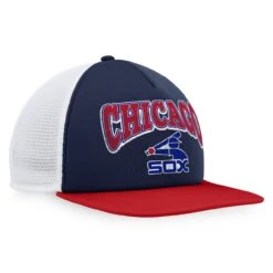 Men's Chicago White Sox Fanatics Branded Navy/Red Heritage Foam Front Trucker Snapback Hat -CapNation Shop red chicago white sox heritage foam front trucker snapback hat ss5 p 4906735pv 3u neo0lmgry3f2llpan4z3v hxedkucidn689esarbim