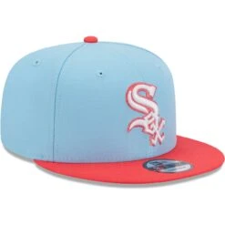 Men's Chicago White Sox New Era Light Blue/Red Spring Basic Two-Tone 9FIFTY Snapback Hat -CapNation Shop red chicago white sox spring basic two tone 9fifty snapback hat ss5 p 5000763pv 3u cvklptss5simkhjrbpk2v ognxnhvz8llqdrjcsmyx