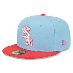 Men's Chicago White Sox New Era Light Blue/Red Spring Color Two-Tone 59FIFTY Fitted Hat