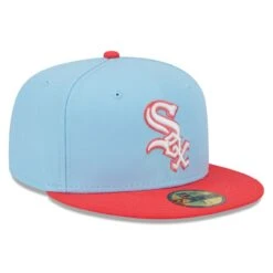 Men's Chicago White Sox New Era Light Blue/Red Spring Color Two-Tone 59FIFTY Fitted Hat -CapNation Shop red chicago white sox spring color two tone 59fifty fitted hat ss5 p 5000214pv 3u nvrczrn9lkiajrjpfy5tv oudc28tvv4bqf6d0kh80