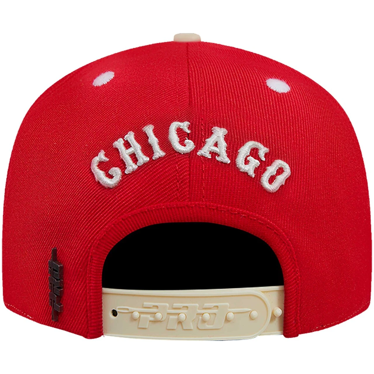 Men's Chicago White Sox Pro Standard White/Red Strawberry Ice Cream Drip Snapback Hat 6 Men's Chicago White Sox Pro Standard White/Red Strawberry Ice Cream Drip Snapback Hat - Image 4