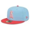 Men's Los Angeles Angels New Era Light Blue/Red Spring Color Two-Tone 59FIFTY Fitted Hat -CapNation Shop red los angeles angels spring color two tone 59fifty fitted hat ss5 p 5000232pv 1u zuxl6vbca94xtefemajqv qmkigx30bwdgot6sbcbv